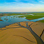 Drought scene in Poyang Lake, Jiangxi, China