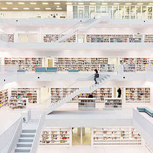 Public library of Stuttgart, Germany