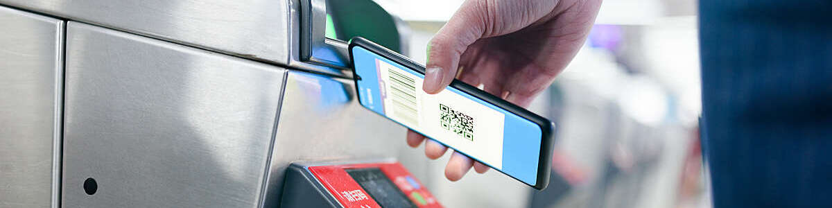 contactless payment for underground ticket via smart phone