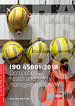 Cover page: ISO 45001:2018 - Occupational health and safety management systems - A practical guide for small organizations
